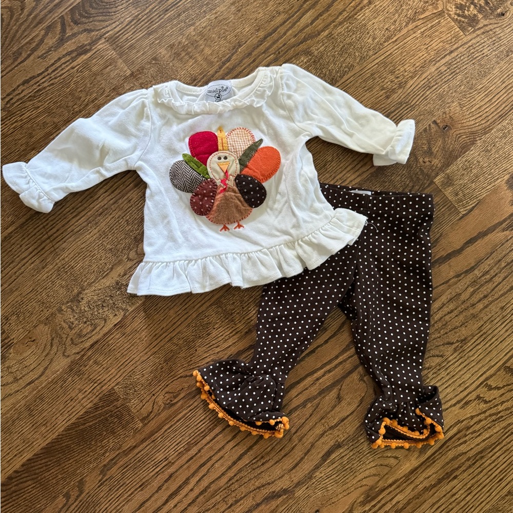 Thanksgiving turkey outfit Mud Pie
